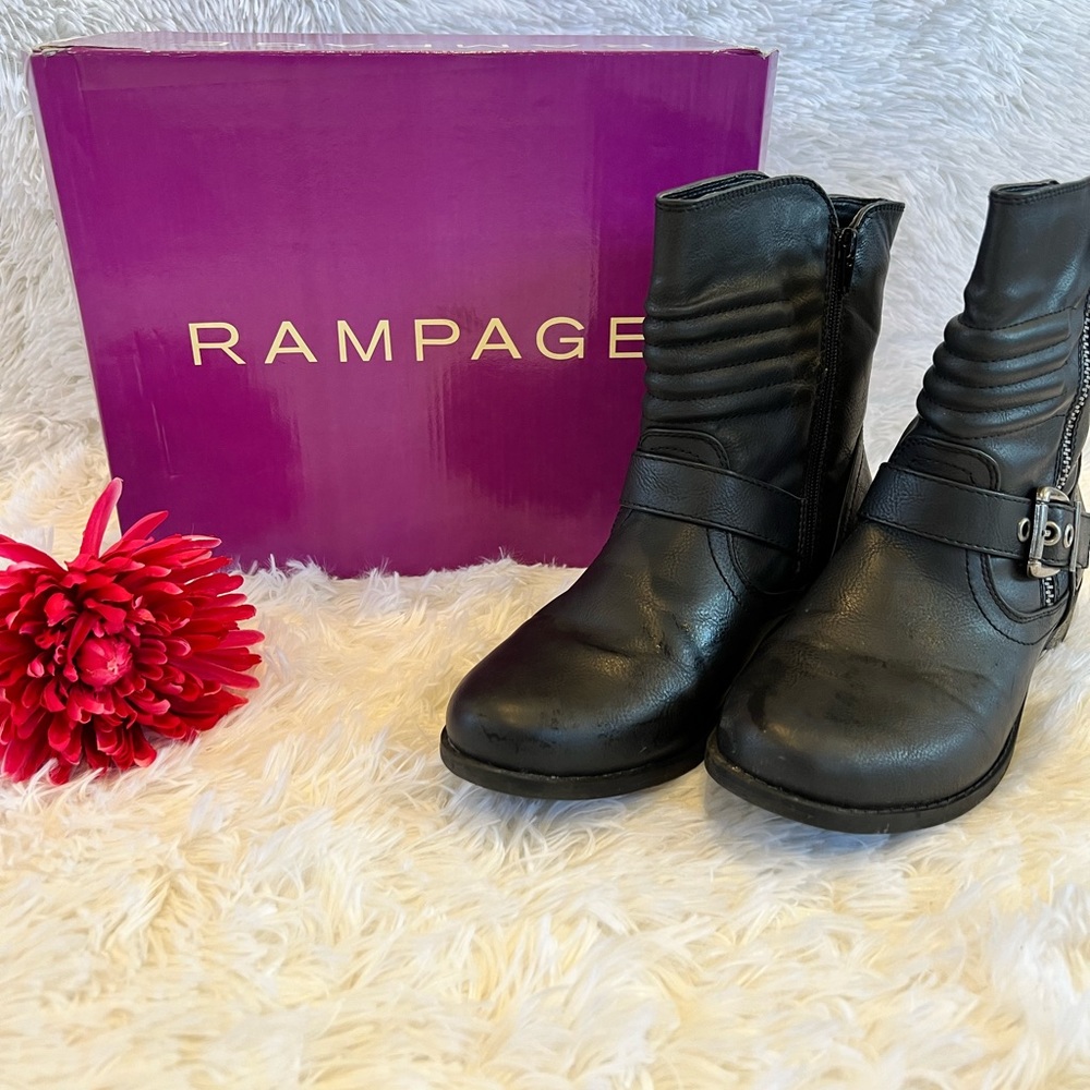 Black boots , size 9, Rampage